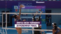 Highlight Voli Pantai Putri Asian Games 2023: Dhita Juliana/Desi Ratnasari Terhenti di Perempat Final