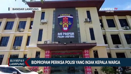 Bidpropam Periksa Polisi yang Injak Kepala Warga saat Ricuh Lahan