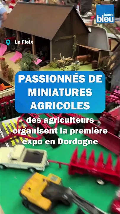 Des passionnés de miniatures agricoles organisent le premier salon en Dordogne