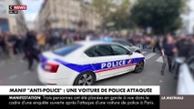 Document : Regardez l'intégralité de l'attaque des policiers lors de la manif anti-police et l'agent qui sort son arme pour se défendre