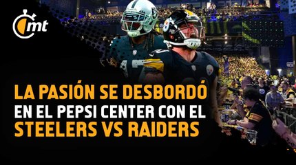 Aficionados de Steelers y Raiders abarrotaron watch party en Ciudad de México