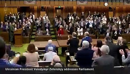 Zelenski'nin Kanada ziyaretinde Nazi Birliği gazisi parlementoda nurlandırılarak ayakta alkışlandı