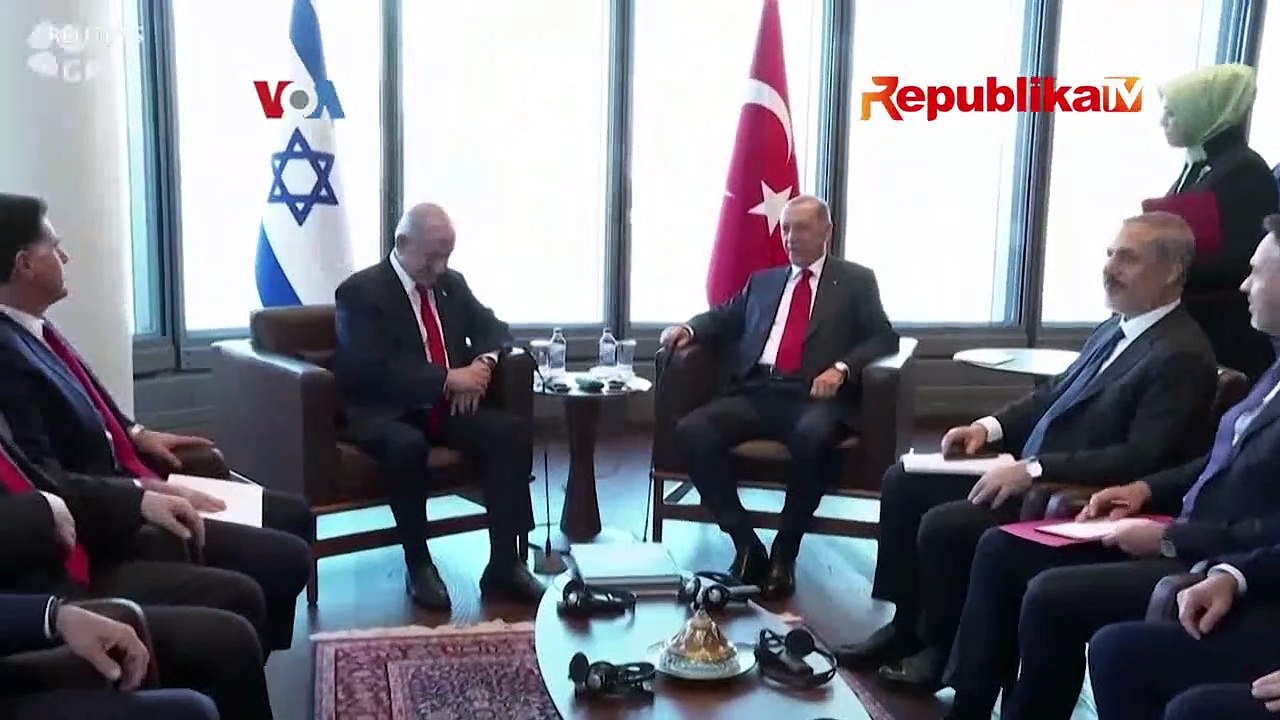 Erdogan dan Perdana Menteri Israel Bertemu di Sidang PBB, Ada Apa?