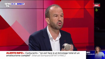 Nouvelle aide carburant: "On est face à un bricolage total, un amateurisme complet", pour Manuel Bompard