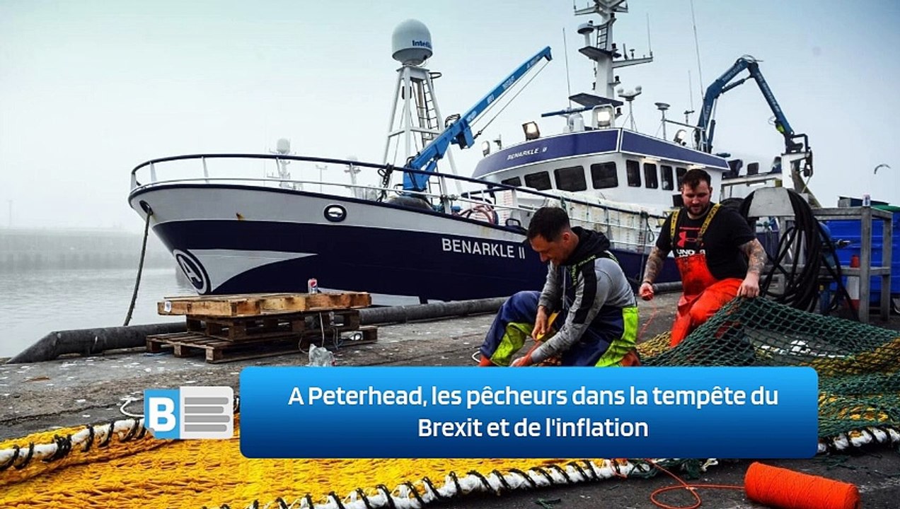 A Peterhead, les pêcheurs dans la tempête du Brexit et de l'inflation