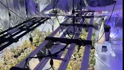 Villayı uyuşturucu üretim merkezine çevirmişler