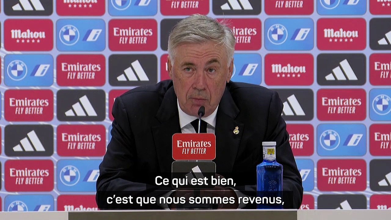 Ancelotti : "Nous devons nous pencher sur nos entames de match"