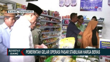 Operasi Pasar Besar-Besaran, Pemerintah Siapkan 1,6 Juta Ton Beras untuk Masyarakat