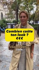 Streetstyle Paris chic : vous ne devinerez jamais le prix de son look
