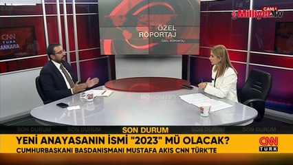 Yeni anayasanın ismi ne olacak? Cumhurbaşkanı Başdanışmanı Akış'tan açıklama