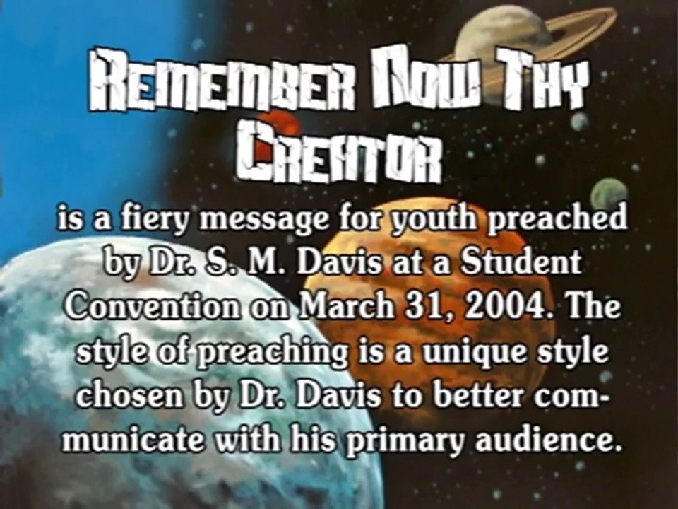 Youth 03 Remember Now Thy Creator