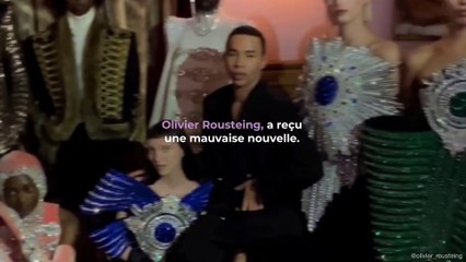 "C'est injuste", Olivier Rousteing annonce qu'une grande partie de la collection Balmain a été volée