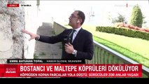 Tehlike saçıyor... Bostancı ve Maltepe köprüleri dökülüyor!