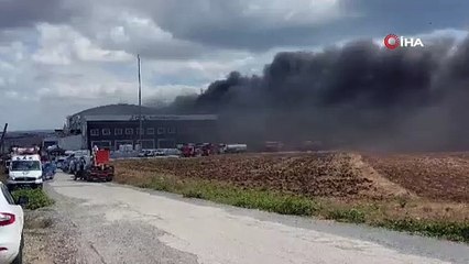 İstanbul'da büyük fabrika yangını