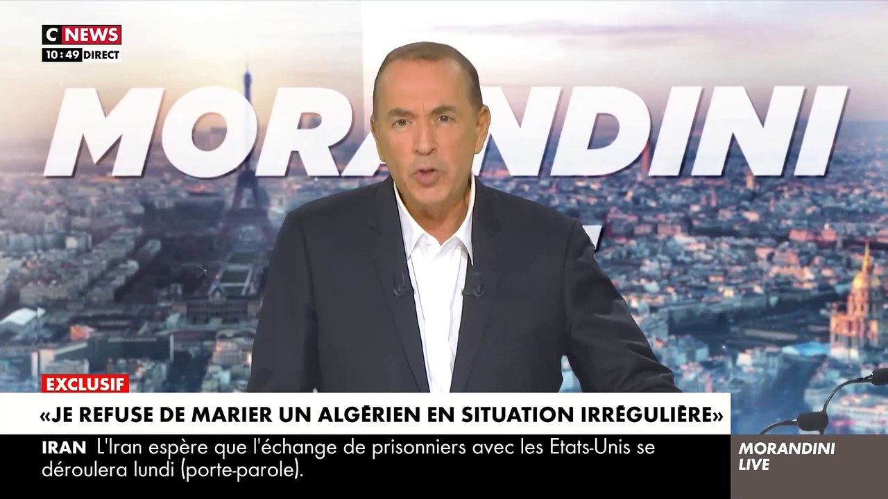 EXCLU - Le maire de Charvieu Chavagneux annonce dans "Morandini Live" qu'il refuse de célébrer le mariage d'un Algérien en situation irrégulière: "Stop au laxisme et stop à l'impuissance !"