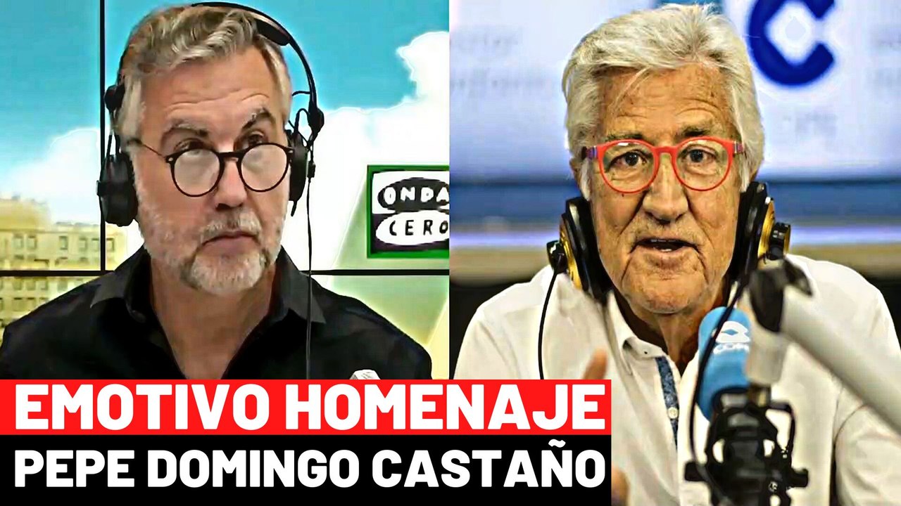 El emotivo homenaje de Carlos Alsina a Pepe Domingo Castaño: "Dios se va a hartar a contratar patrocinios"