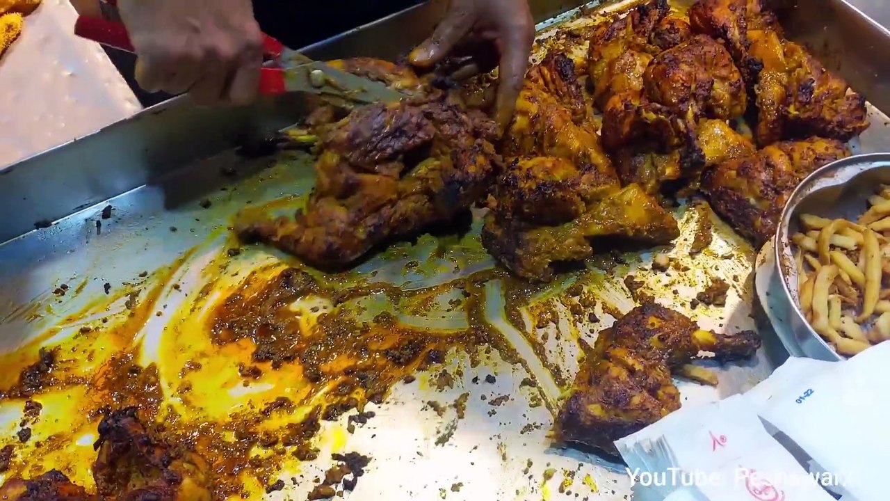 Hussainabad Famous Chicken Chargha - Ghousia Restaurant, Karachi Street ...
