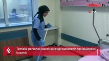 Temizlik personeli olarak çalıştığı hastaneye bambaşka bir kimlikle dönecek