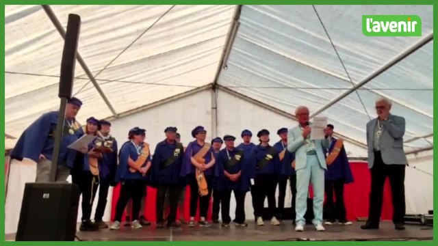Intronisation de nouveaux membres dans la confrérie des Satcheux (Leers-Nord)