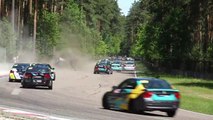 BMW 325 Cup 2023 Bikernieki Race 1 Restart Gelzinis Big Crash