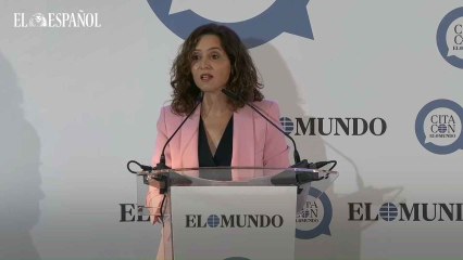 Ayuso considera que Puigdemont trata a Sánchez "como un siervo": "España está en manos de unas minorías"