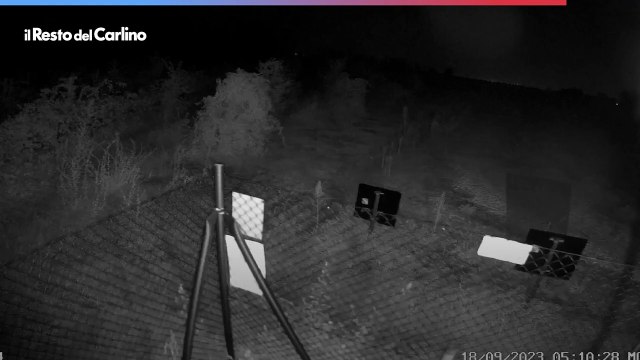 Terremoto del 18 settembre 2023: il video della scossa ripresa dalle telecamere esterne