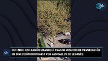 Detenido un ladrón marroquí tras 10 minutos de persecución en dirección contraria por las calles de Leganés