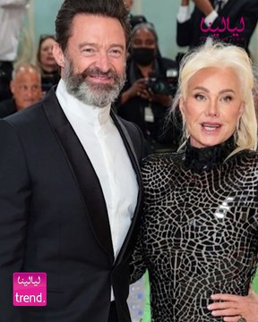 ليالينا ترند-هيو جاكمان يعلن انفصاله عن زوجته بعد 27 عامًا من الزواج