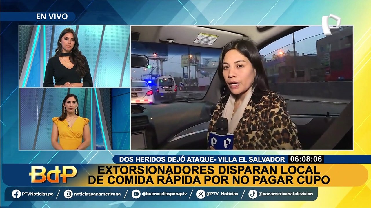 VES: extorsionadores atacan a balazos a trabajadores de un local de comida rápida
