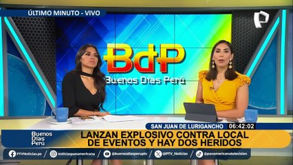 Otro atentado consecutivo en SJL: lanzan explosivo contra local de eventos y deja dos heridos