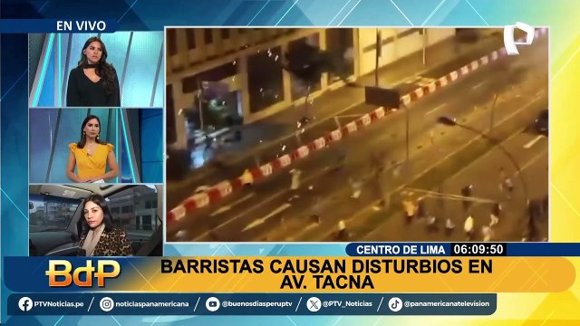 Cercado de Lima: barristas de la 'U' y Alianza Lima causaron disturbios en la av. Tacna