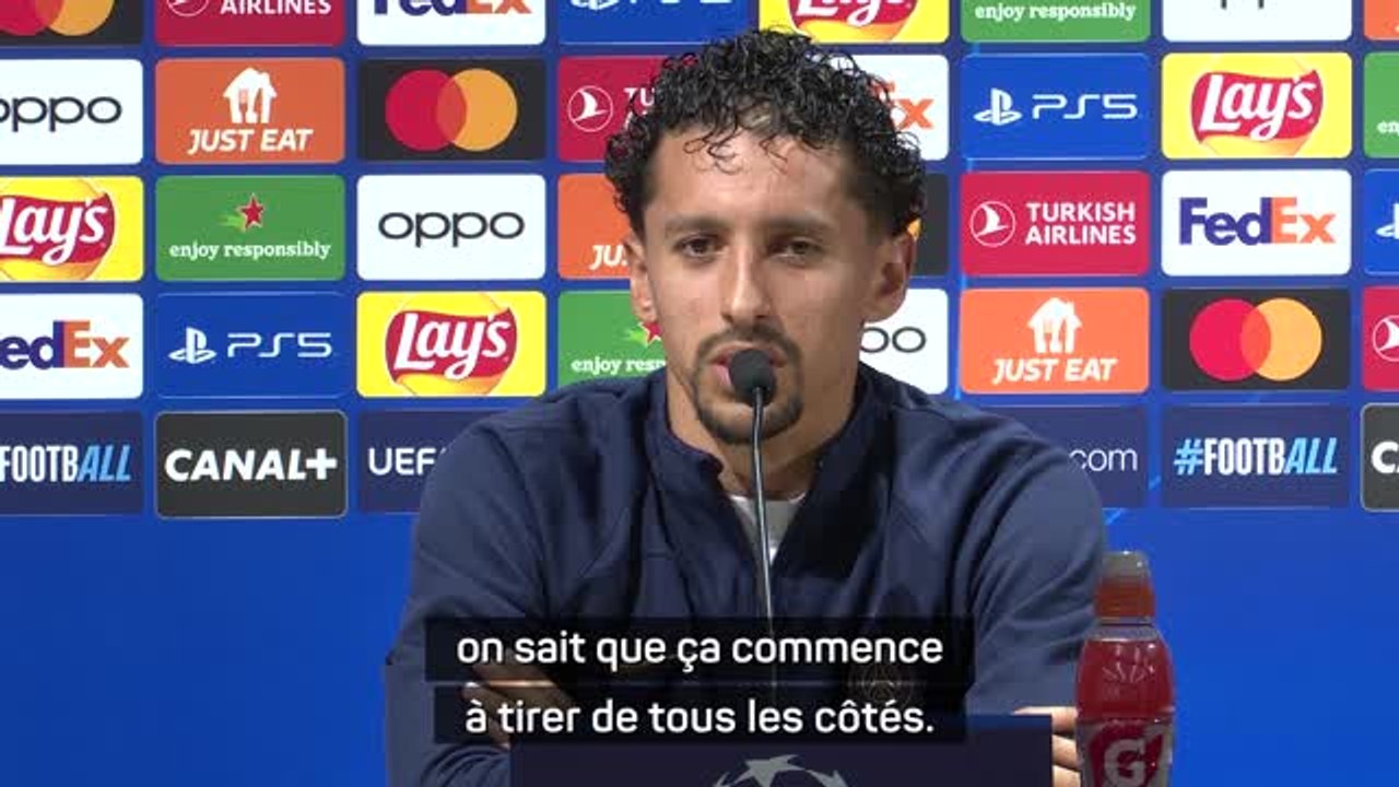 PSG - Marquinhos : "Quand les matches importants arrivent, ça commence à tirer de tous les côtés"