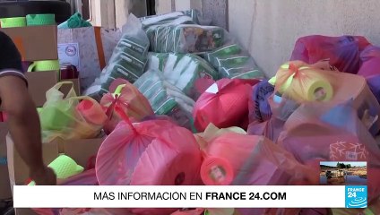 En medio de las ruinas y de la división política llega la ayuda humanitaria a Derna