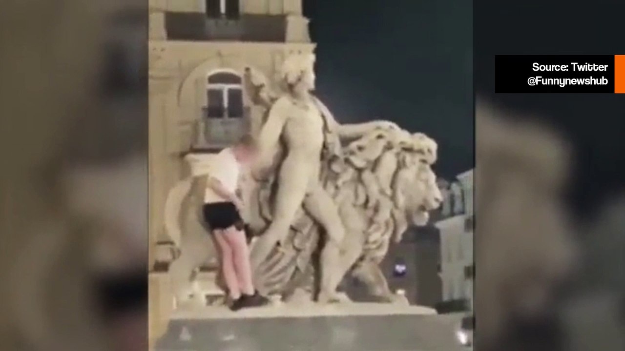 Tourist in Belgien zerbricht kürzlich restaurierte Statue und wird verhaftet