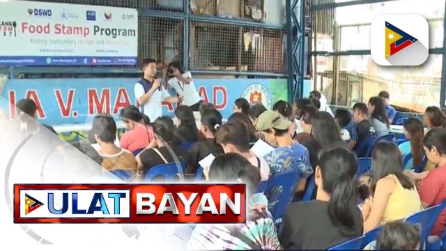 Mga benepisyaryo ng food stamp program ng pamahalaan, nakatanggap ng tulong