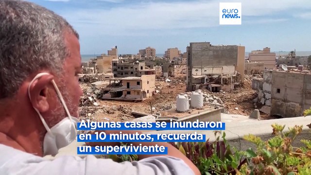 Libia | Los rescatistas en Derna recuperan cuerpos de los coches arrastrados al fondo del puerto
