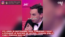 Fabienne Carat évoque le suicide de Michel Cordes, 