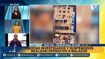 Puno: detienen a policías investigados y suspendidos que realizaron falso operativo a balazos