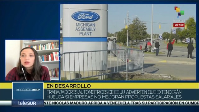 Reporte 360° 18-09: Huelga automotriz en EE.UU. continuará si no se atienden demandas salariales