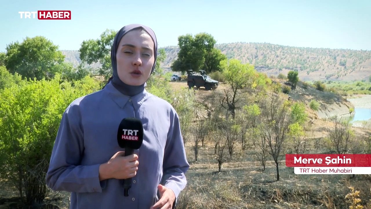 Kulp'taki operasyon bölgesini TRT Haber görüntüledi