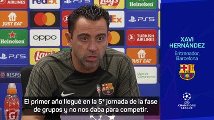 Xavi: "Es la temporada para dar el salto en la Champions"