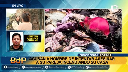 Mujer acusa a su expareja de incendiar su casa e intentar matarla: “No querían aceptarnos la denuncia”
