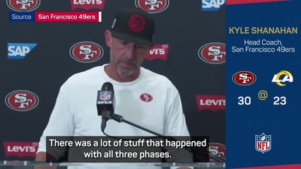 Download Video: 49ers win had Shanahan feeling 'pumped'