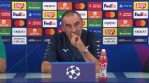 CONFERENZA STAMPA SARRI E LUIS ALBERTO PRE LAZIO - ATLETICO MADRID