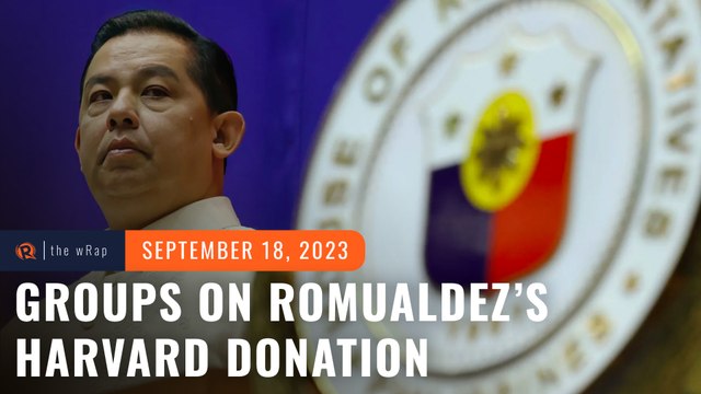 Group wants Romualdez to guarantee reported Harvard donation not gov’t funds
