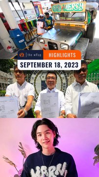 Rappler's highlights: Fuel price hike, Maharlika Fund, BTS' SUGA | The wRap | September 18, 2023