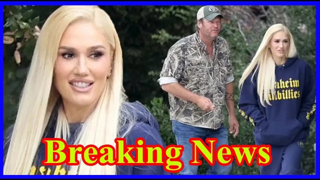 Gwen Stefani keeps it very casual while taking a walk in country artist appeared to be enjoying each