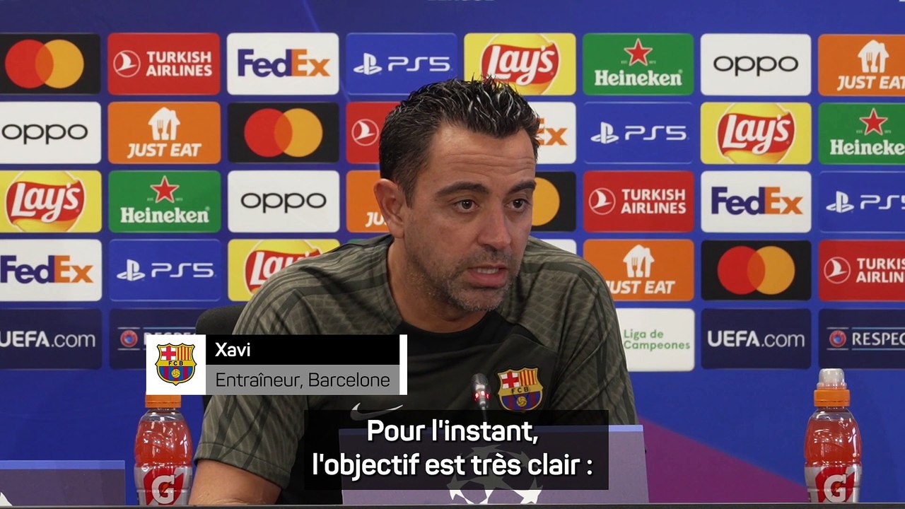 Xavi fixe les objectifs en Ligue des champions