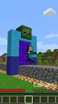 Skibidi Mob VS Zombie Portal ! #shorts #minecraft