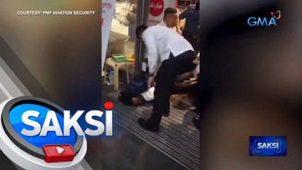 Amerikanong nanuntok ng airport security, arestado | Saksi